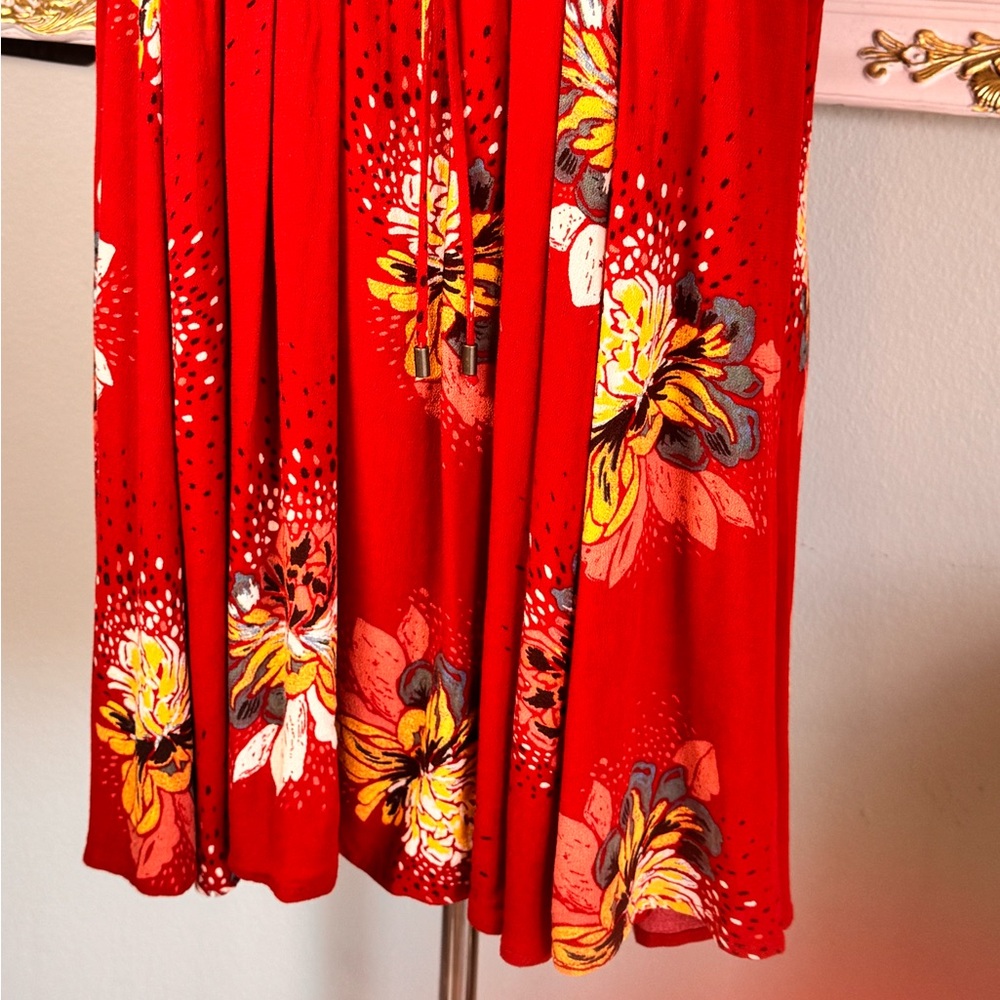 Free People Lovely Day Printed Tie Tunic - Picture 5 of 10